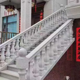 湖北 天然石材 阳台庭院护栏、栏杆