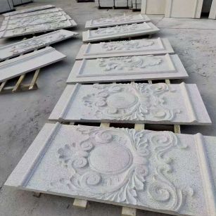 湖北 芝麻白干挂雕花板