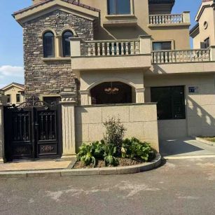 湖北黄金麻别墅干挂效果展示