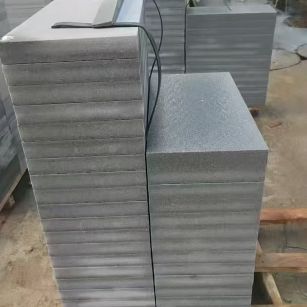 湖北 芝麻灰火烧面300*600*50地铺石材