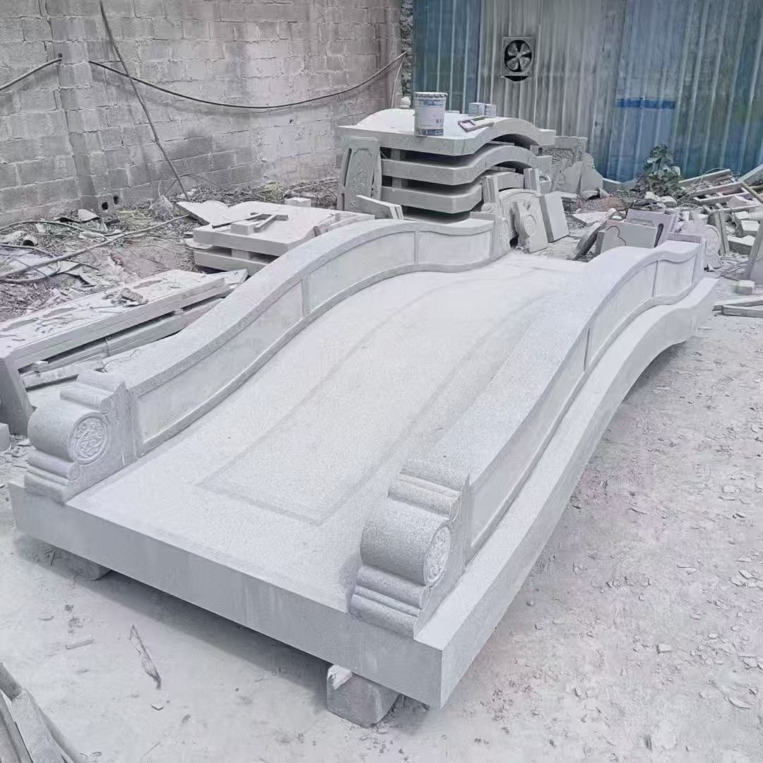 湖北 芝麻灰花岗岩园林景观 小石桥