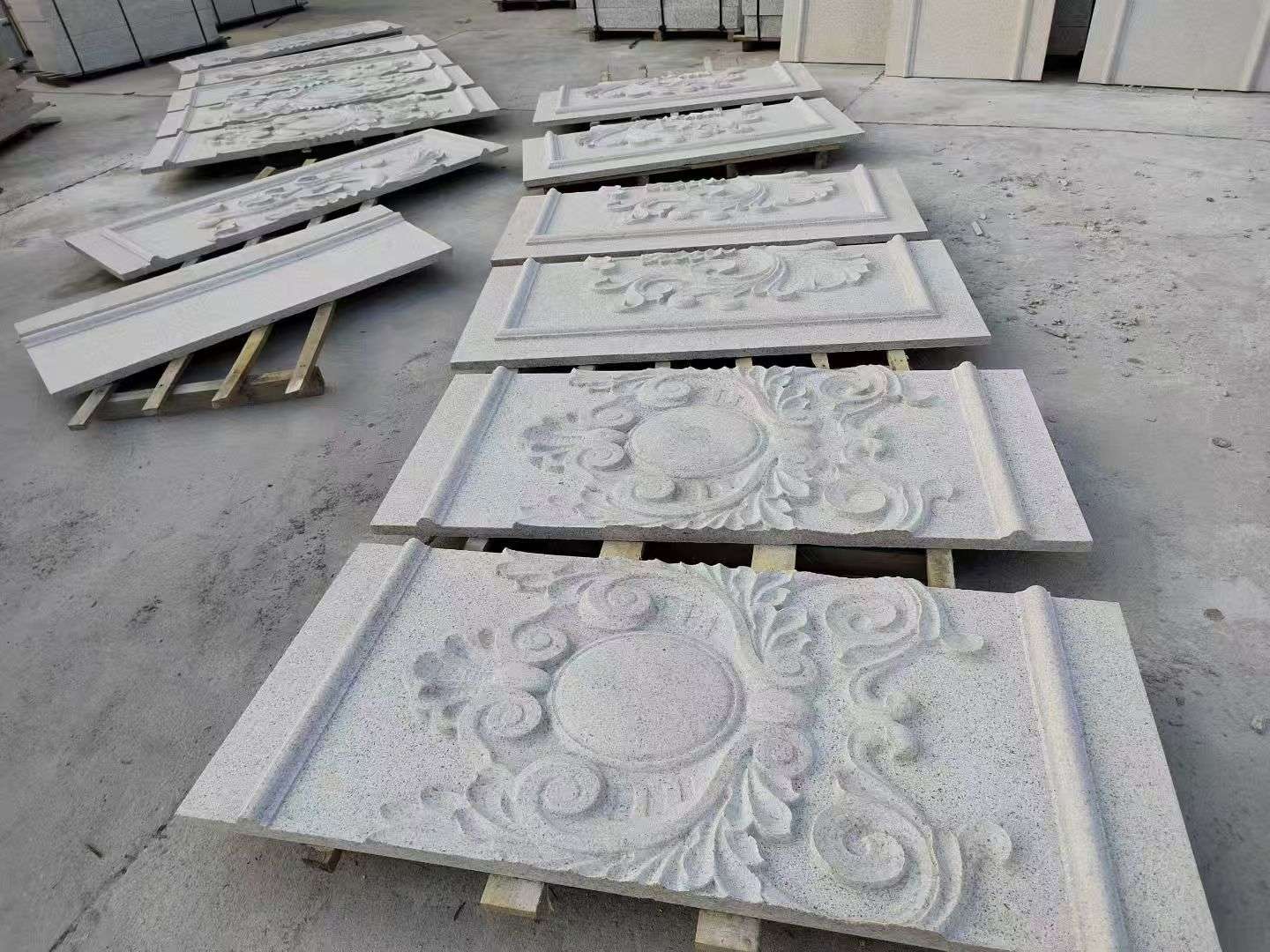 湖北 芝麻白干挂雕花板