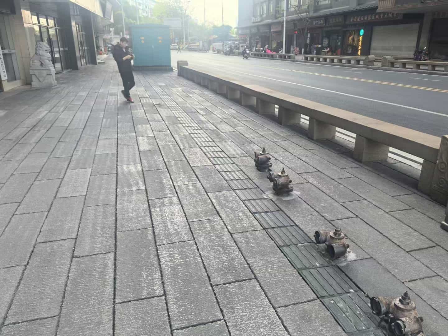 湖北仿古石铺装效果