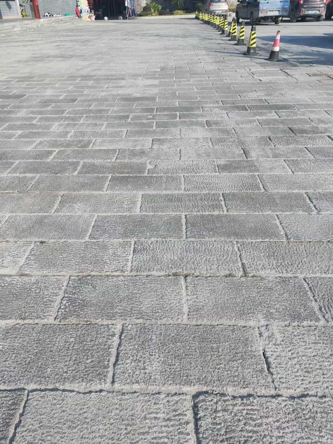 湖北仿古石铺装效果