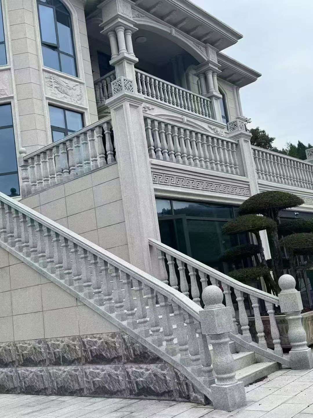 湖北 芝麻白别墅，栏杆