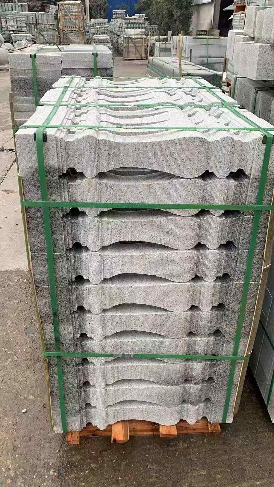 湖北 芝麻白方形拉丝面，栏杆花瓶柱